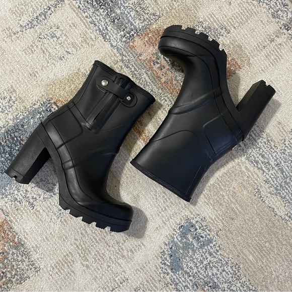 RARE Hunter high heel rain boots - Picture 1 of 8